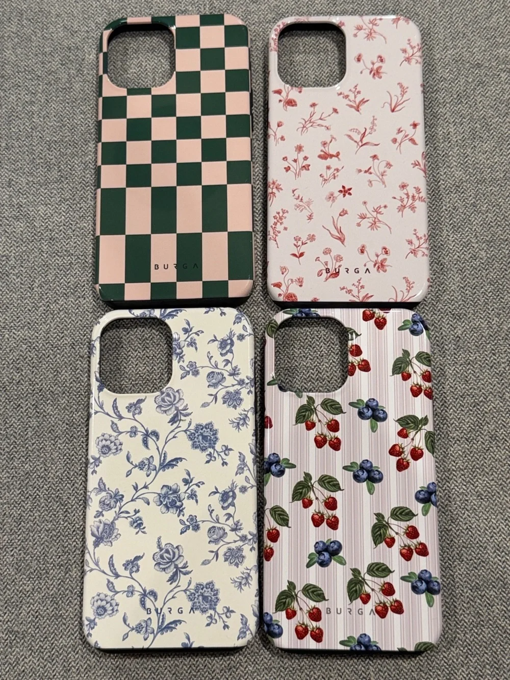 Burga | iPhone 12 Pro Max cases | 2 used, 2 brand new
